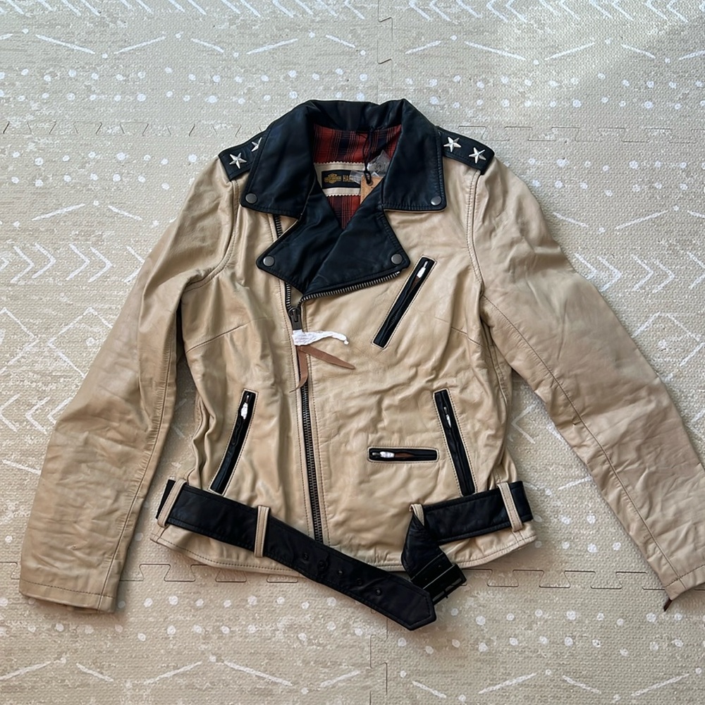 Genuine Leather Harley Davidson Nataliya Biker Jacket